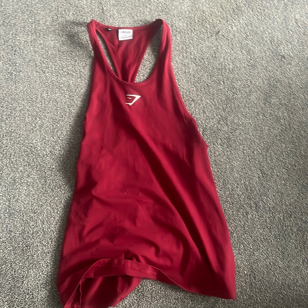 Red gymshark stringer size -S